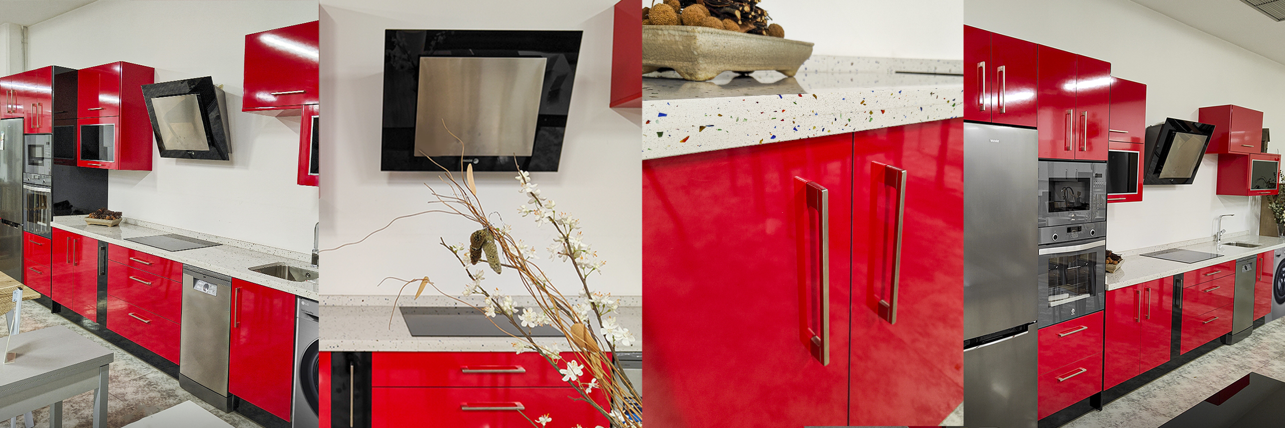 Cocina roja en liquidación