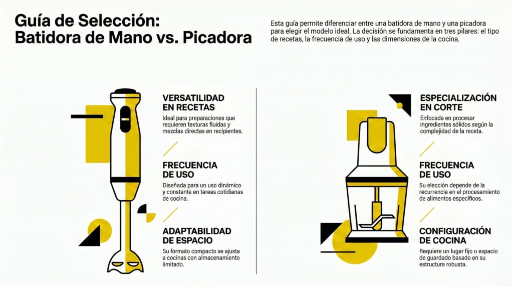 Batidora vs picadora