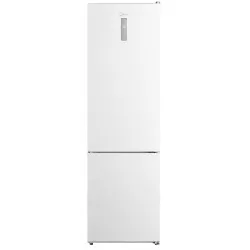 Frigorífico combi Midea MDRB489FGE01OE 330L, clase energética E, blanco, diseño moderno, acabado mate y doble puerta.
