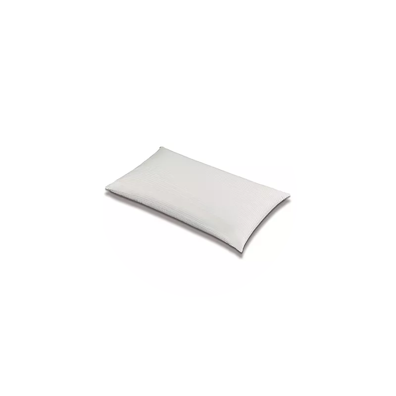 ALMOHADA 75 MASH ROCAFORTE blanca con textura suave, diseño rectangular y relleno hipoalergénico para mayor confort
