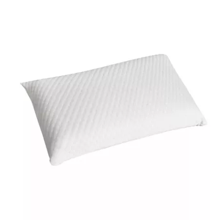 ALMOHADA 75 VISCO MASH de viscoelástica blanca con acabado suave y diseño ergonómico para un descanso óptimo