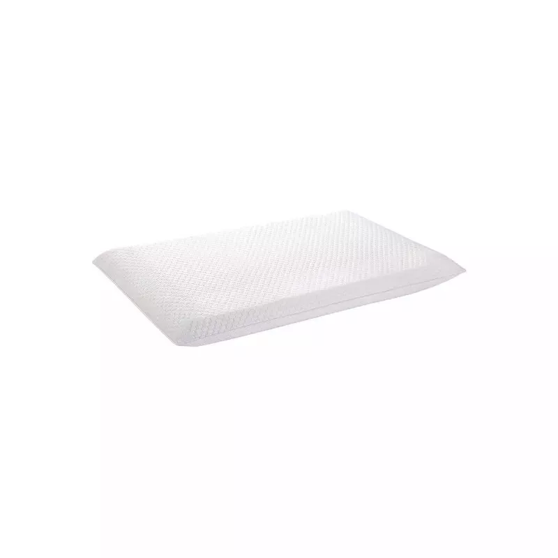 Almohada 75 Visco Mash viscoelástica en color blanco con diseño ergonómico y acabado suave para un descanso óptimo