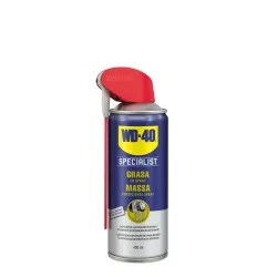 Lubricante multiusos WD-40 spray 380 + 20 ml en formato aerosol, con acabado metálico y tapa roja para fácil aplicación.
