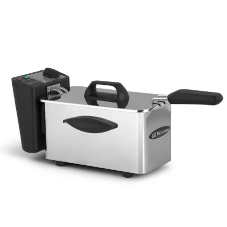 Freidora Orbegozo FDR 16 – 1,5 L, 1500 W, cuerpo inox, tapa extraíble
