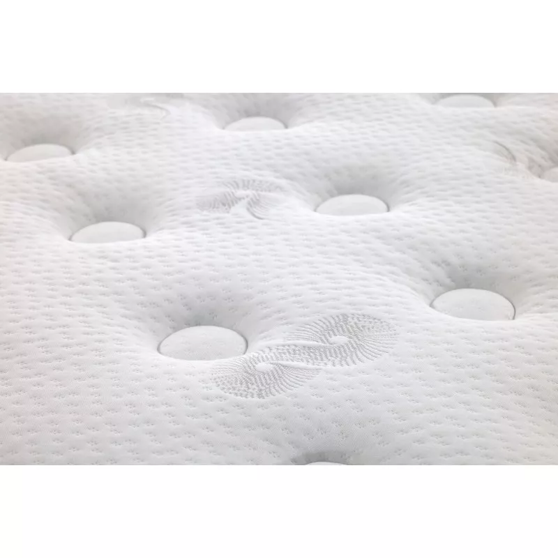 Colchón Flex Nube Visco 19 90x190 muelles ensacados con tejido blanco y diseño acolchado para mayor confort