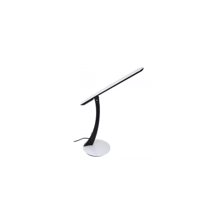 Flexo LED Fabrilamp Brisa 7 W blanco 4000 K con diseño moderno y base circular para escritorio.