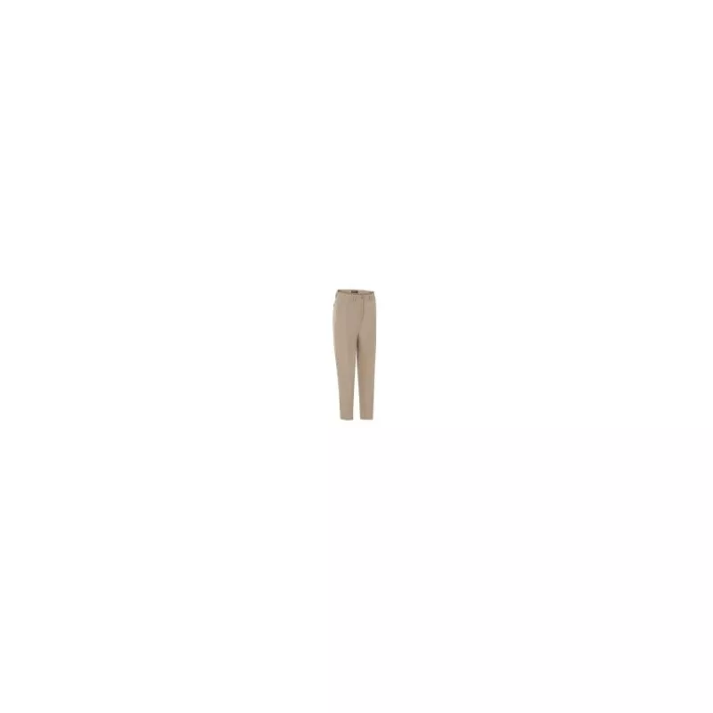 Pantalón chino camarera Monza 04020 camel T-42 de algodón, diseño ajustado y color camel.