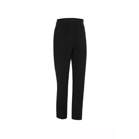 Pantalón camarero Monza 04021 slim fit negro T-44 de poliéster, diseño moderno y acabado profesional.