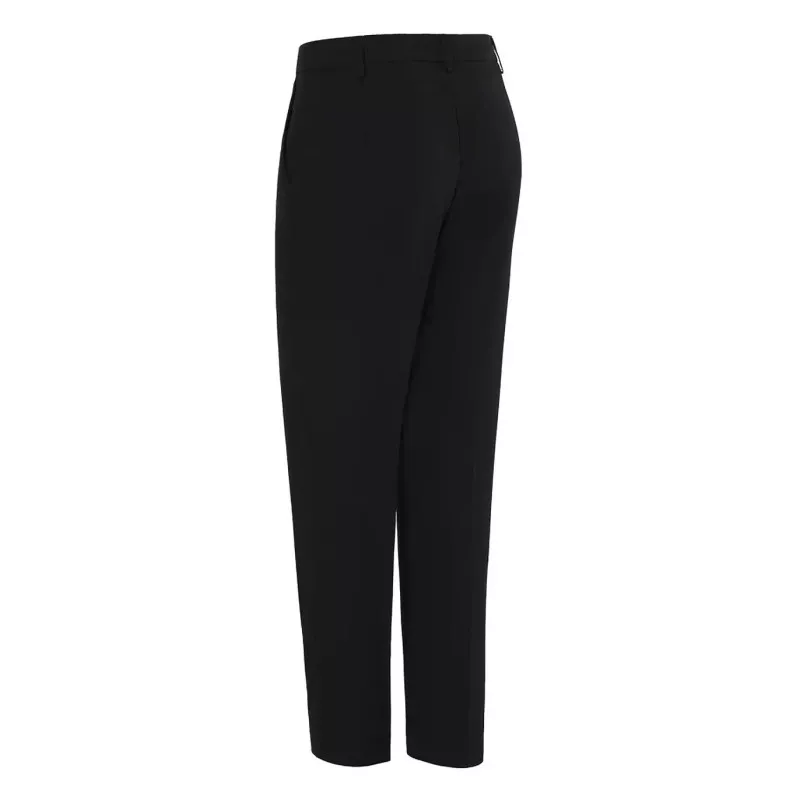Pantalón camarera Monza 04022 regular fit negro T-50 de tejido ligero y diseño clásico con corte recto.