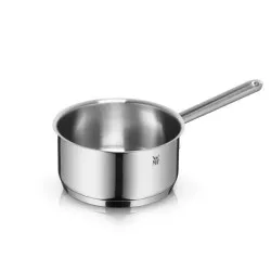 Cazo WMF PROVENCE PLUS 16 CM de acero inoxidable pulido con mango ergonómico y diseño elegante.