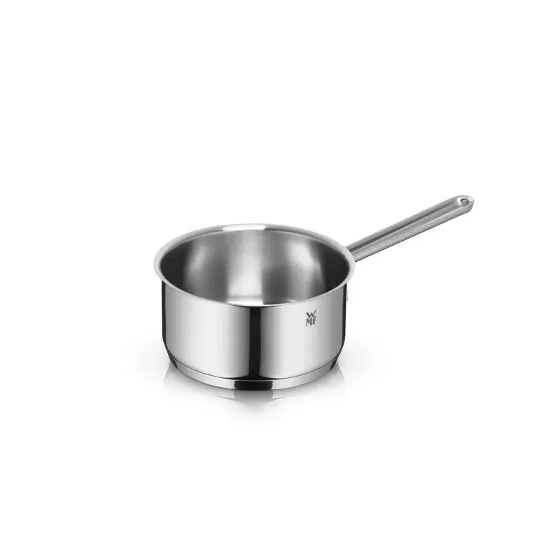 Cazo WMF PROVENCE PLUS 16 CM de acero inoxidable pulido con mango ergonómico y diseño elegante.