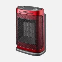 Calefactor cerámico Fabrilamp Fogón 1500 W rojo con diseño compacto y rejilla de seguridad para un calentamiento eficiente