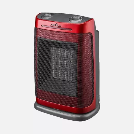 Calefactor cerámico Fabrilamp Fogón 1500 W rojo con diseño compacto y rejilla de seguridad para un calentamiento eficiente
