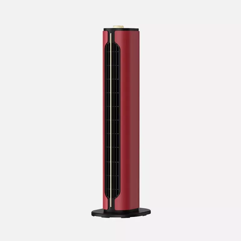 Calefactor cerámico Fabrilamp Canadá 1500 W rojo, diseño vertical, acabado brillante, material resistente y moderno.