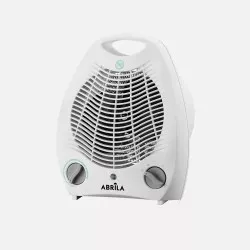Termoventilador Fabrilamp Candil 2000 W blanco con diseño compactado, dos ajustes de temperatura y rejilla de seguridad.
