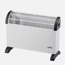 Convector Fabrilamp Falla 2000 W turbo blanco con diseño moderno y acabado en color blanco, ideal para calefacción rápida.