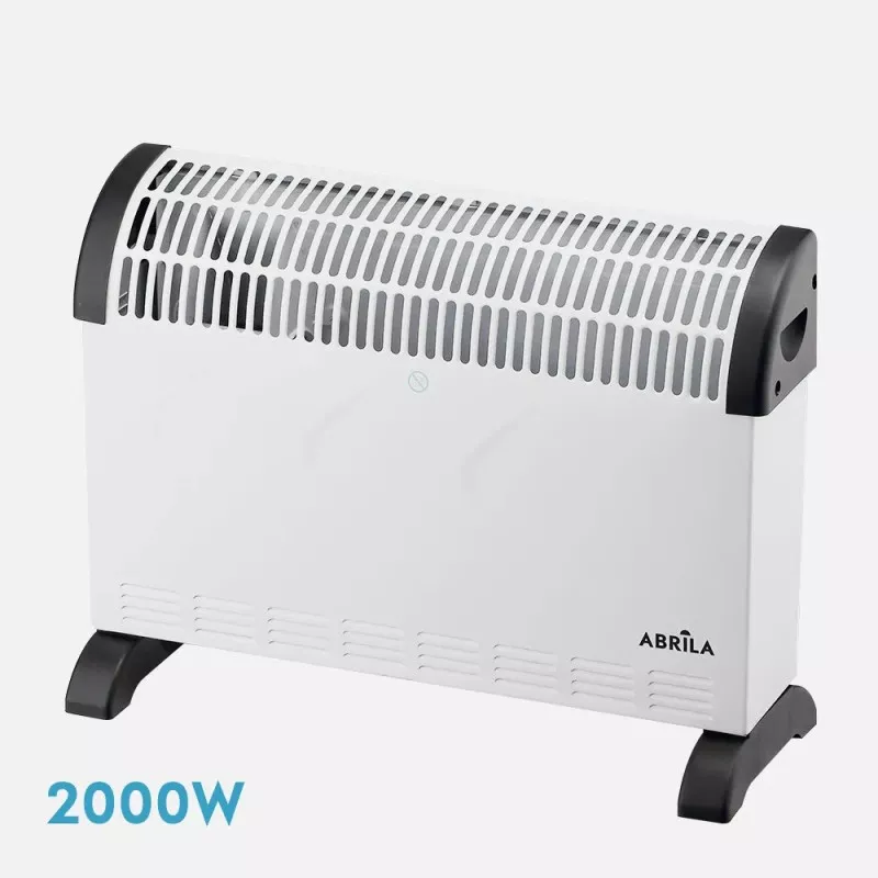 Convector Fabrilamp Falla 2000 W turbo blanco de diseño compacto y acabado en blanco, ideal para calefacción eficiente.
