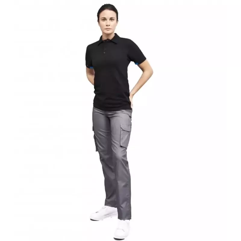 Polo regular fit Monza 03017 negro talla M de algodón suave, cuello polo y diseño clásico de manga corta.