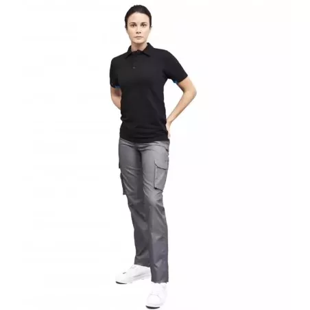 Polo regular fit Monza 03017 negro talla M de algodón suave, cuello polo y diseño clásico de manga corta.