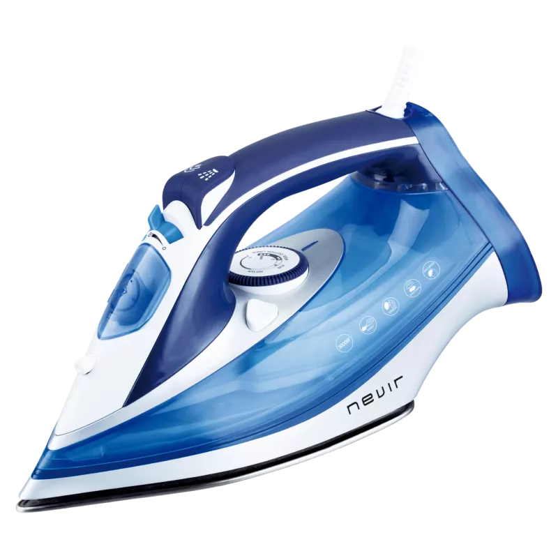 Plancha Nevir NVR-3585P – 3000 W, suela acero inoxidable, antigoteo, antical