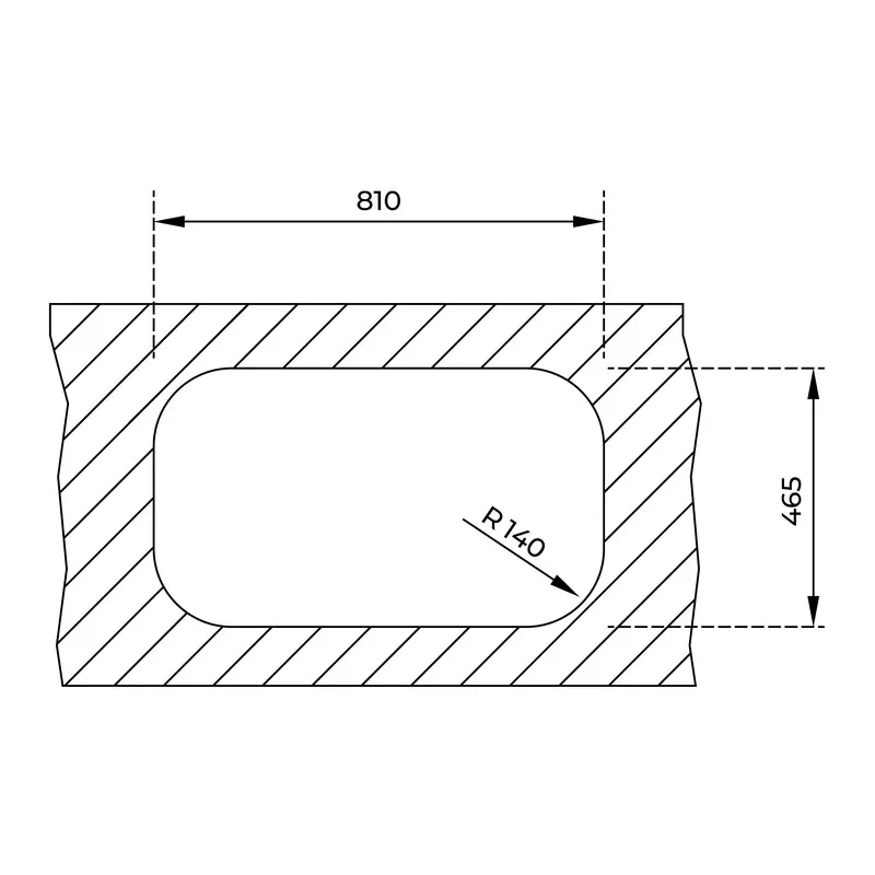 Fregadero Teka Stylo 1C 1E reversible 830 x 485 mm, diseño ovalado en acero inoxidable resistente