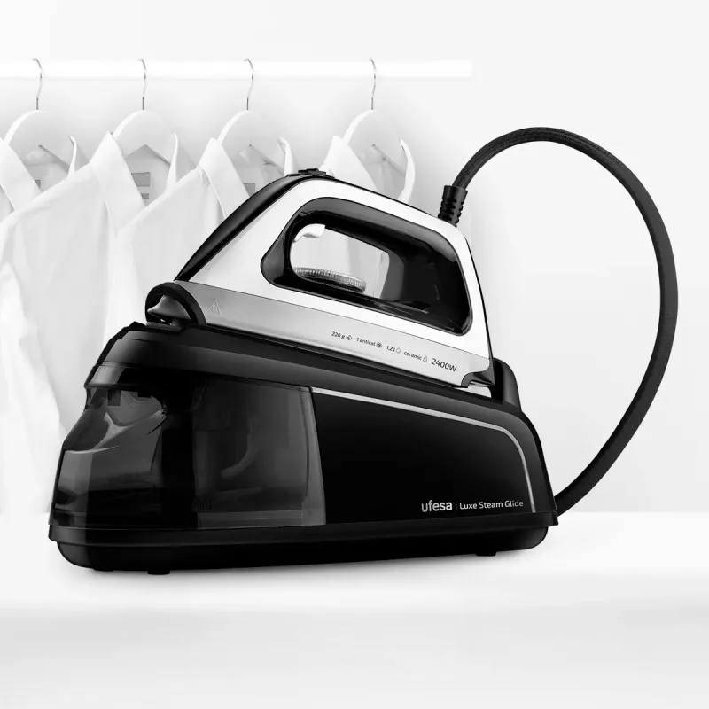Centro de planchado Ufesa Luxe Steam Glide 5.5 – 2400 W, 1,2L