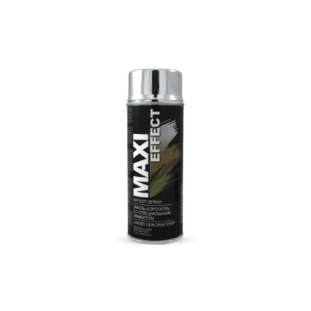 Bote spray acabado cromo 400 ml Maxi Color con fórmula profesional y spray de alta precisión para acabado brillante.