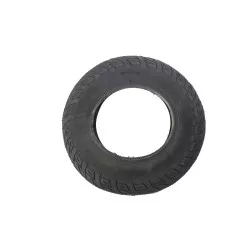 Cubierta Theca 1500906 para rueda 350 x 8 de goma negra con diseño antideslizante y acabado resistente.