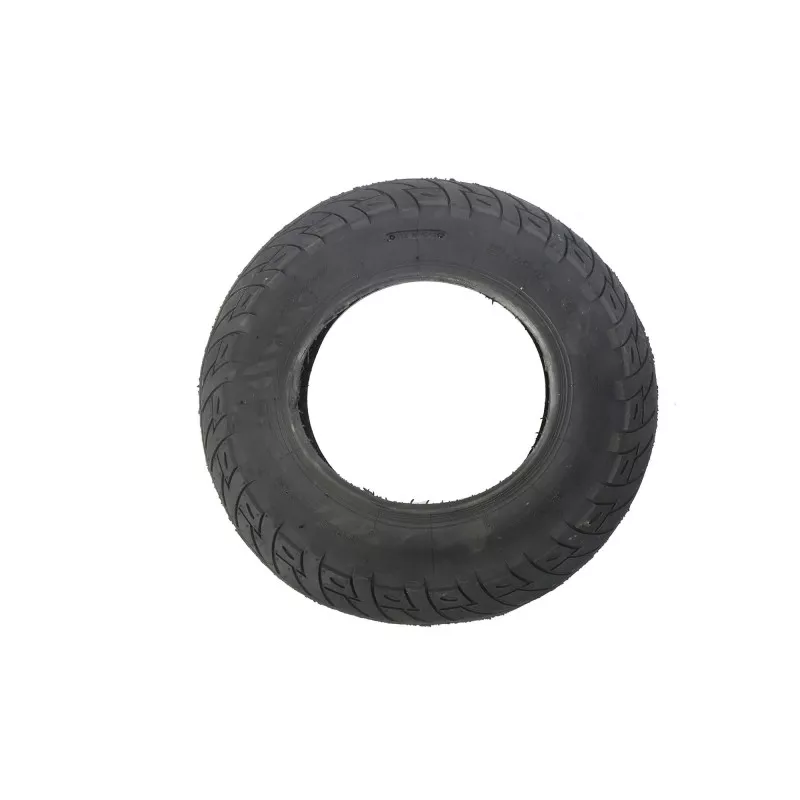 Cubierta Theca 1500906 para rueda 350 x 8 de goma negra con diseño antideslizante y acabado resistente.