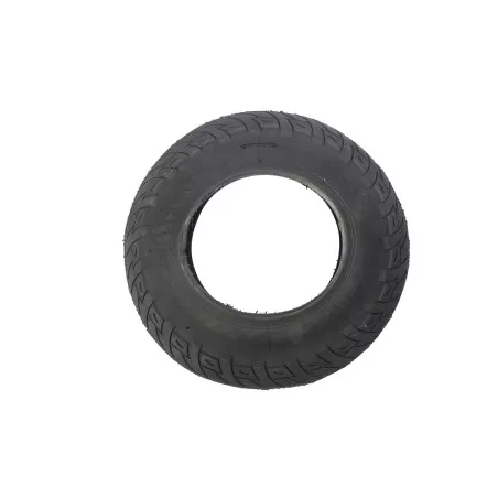 Cubierta Theca 1500906 para rueda 350 x 8 de goma negra con diseño antideslizante y acabado resistente.