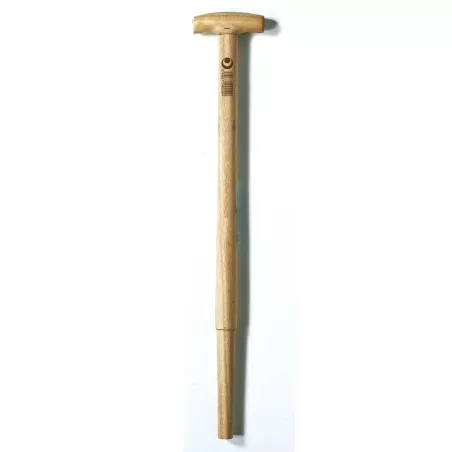 Mango de pala muleta Arnau Granjardin 032901 de madera natural, 720 x 33 mm, diseño ergonómico y acabado suave.