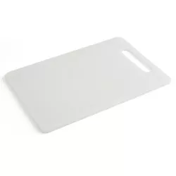 Tabla de corte Quid Renova 36,5 x 24,8 cm polipropileno blanco con diseño antideslizante y fácil limpieza