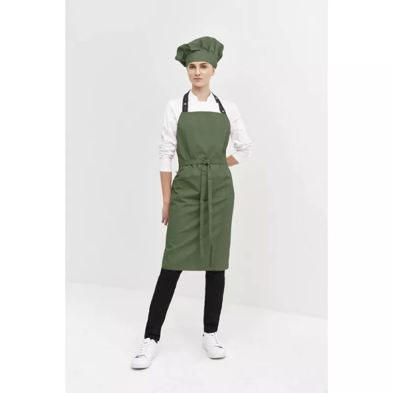 Gorro fruncido Monza 04270 verde kaki de algodón, diseño moderno y cómodo, talla 01
