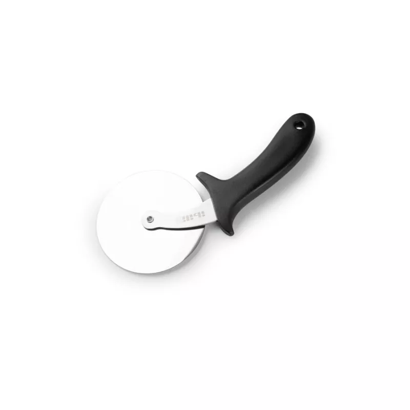 Cortapizzas profesional Ibili 680800 inox Ø 10 cm con mango ergonómico de plástico y hoja de acero inoxidable.