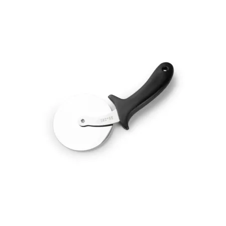 Cortapizzas profesional Ibili 680800 inox Ø 10 cm con mango ergonómico de plástico y hoja de acero inoxidable.