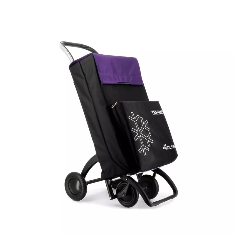 Carro Rolser Thermo Fresh TER039 46 L negro/malva con material resistente y diseño con compartimento adicional.