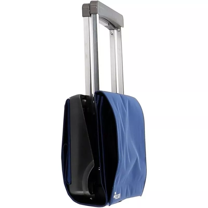 Carro Rolser Plegamatic PLE001 40 L azul Klein con diseño plegable y estructura de aluminio ligero.