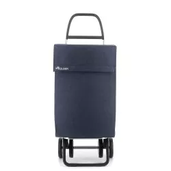 Carro Rolser Jean Tweed JEA034 4 ruedas marino de tejido tweed con diseño moderno y asas ergonómicas.