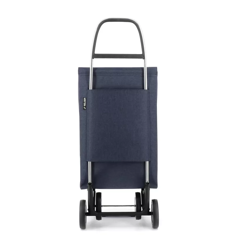 Carro Rolser Jean Tweed JEA034 4 ruedas marino con diseño elegante en tejido tweed y estructura resistente.