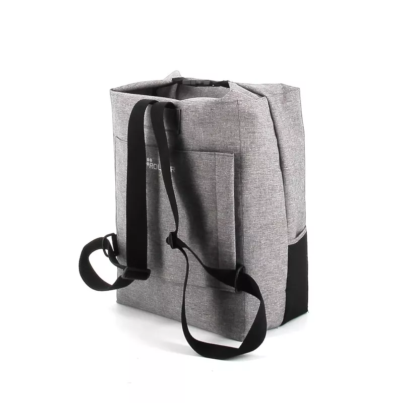 Carro Rolser One Tweed ONE001 27 L gris con diseño elegante, material textil y asas ajustables.