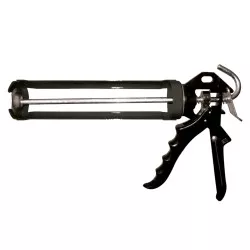 Pistola para cartuchos Pattex C-9 850799 hasta 310 ml con mango ergonómico y diseño robusto en color negro.