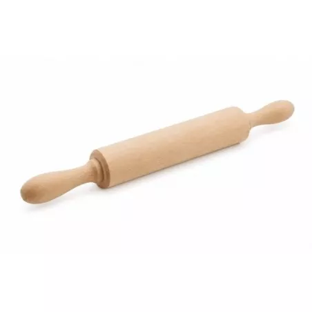 Rodillo pasta 40 Inalsa 8032 de madera clara, diseño clásico con mangos ergonómicos y acabado liso ideal para repostería.