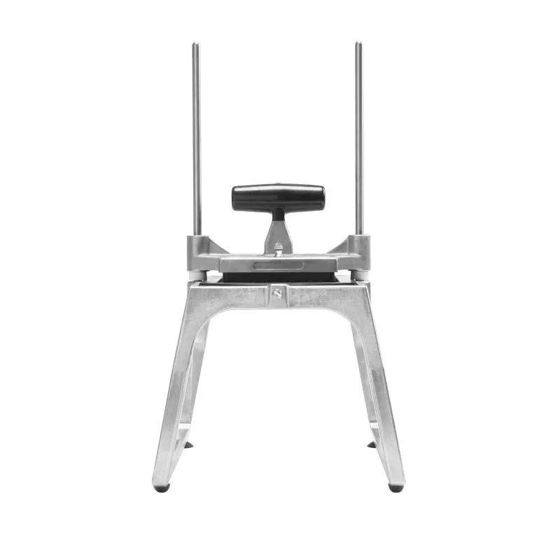 Cortador sobremesa Pujadas InstaCut 5.1 dados 6,4 mm de acero inoxidable con base robusta y diseño ergonómico.