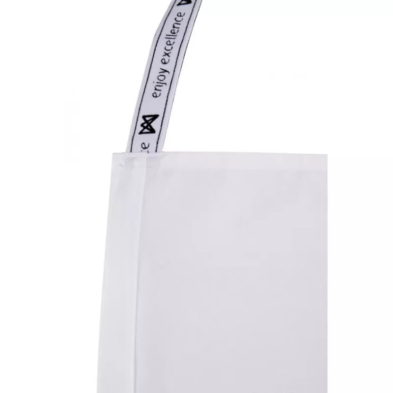 Delantal peto sarga Monza 06419 blanco profesional T-01 con tirantes ajustables y acabado resistente.