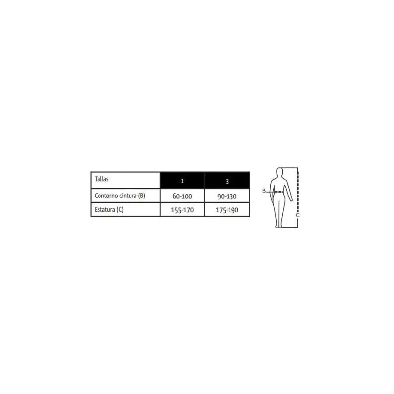 Delantal peto sarga Monza 06419 blanco profesional T-01 con ajuste cómodo y resistente, ideal para uso diario en cocina.