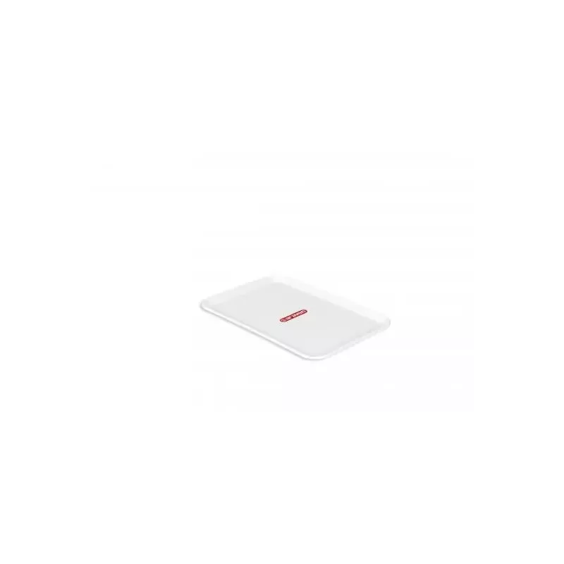 Bandeja Araven plana 1022 de color blanco, diseño ligero y funcional ideal para servicio y presentación de alimentos