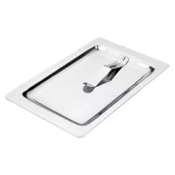 Bandeja Cambio Bistrot 17x10 Ibili 721917 de acero inoxidable, diseño elegante y acabado pulido.