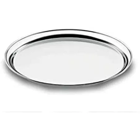 Bandeja Camarero 61841 Lacor de acero inoxidable, rectangular y pulido, ideal para servicio de comidas.