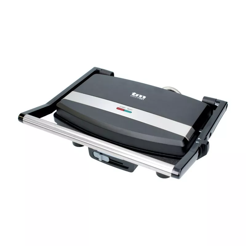 Grill TM Electron TMPGR006 – 1500 W, placas grill 28×19 cm, tapa flotante