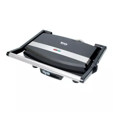 Grill TM Electron TMPGR006 – 1500 W, placas grill 28×19 cm, tapa flotante